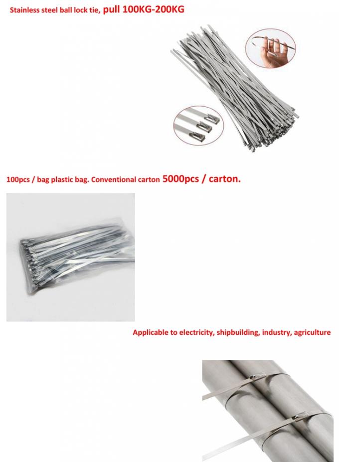 Le lien libérable de haute résistance des serres-câble solides solubles d'acier inoxydable enveloppe la largeur de 4.6mm